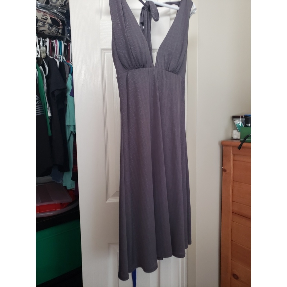 Sliver party dress